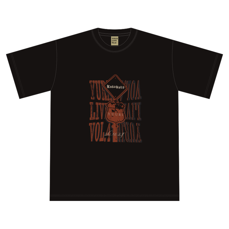 優里 Live Photo T-shirts A type YURIN LIVE Vol.4 T-Shirts - 優里 Official Goods Store