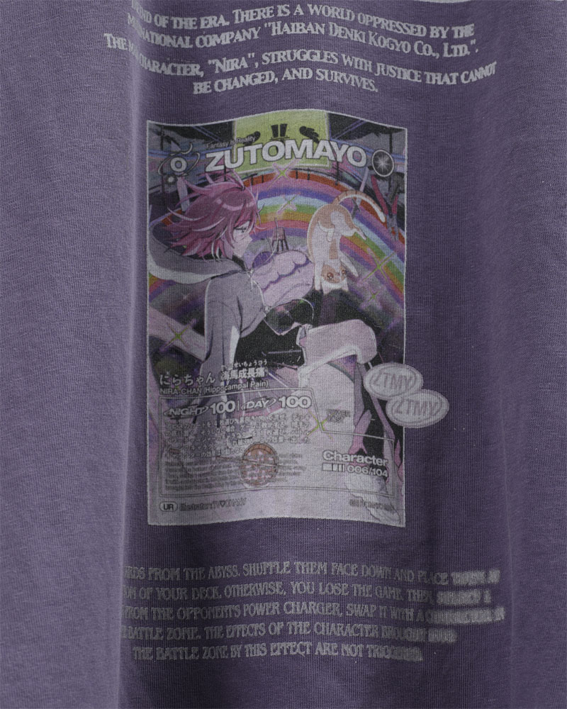 ZUTOMAYO CARD4 Long Tee A (Vintage Purple) - ZUTOMAYO MART