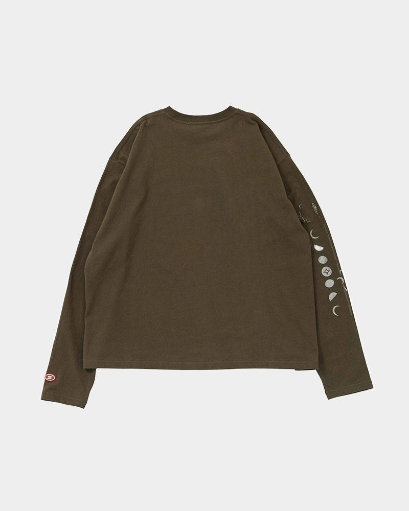 tu1003様 ZUTOMAYO CARD3 Long Tee A (Brown) - ZUTOMAYO MART