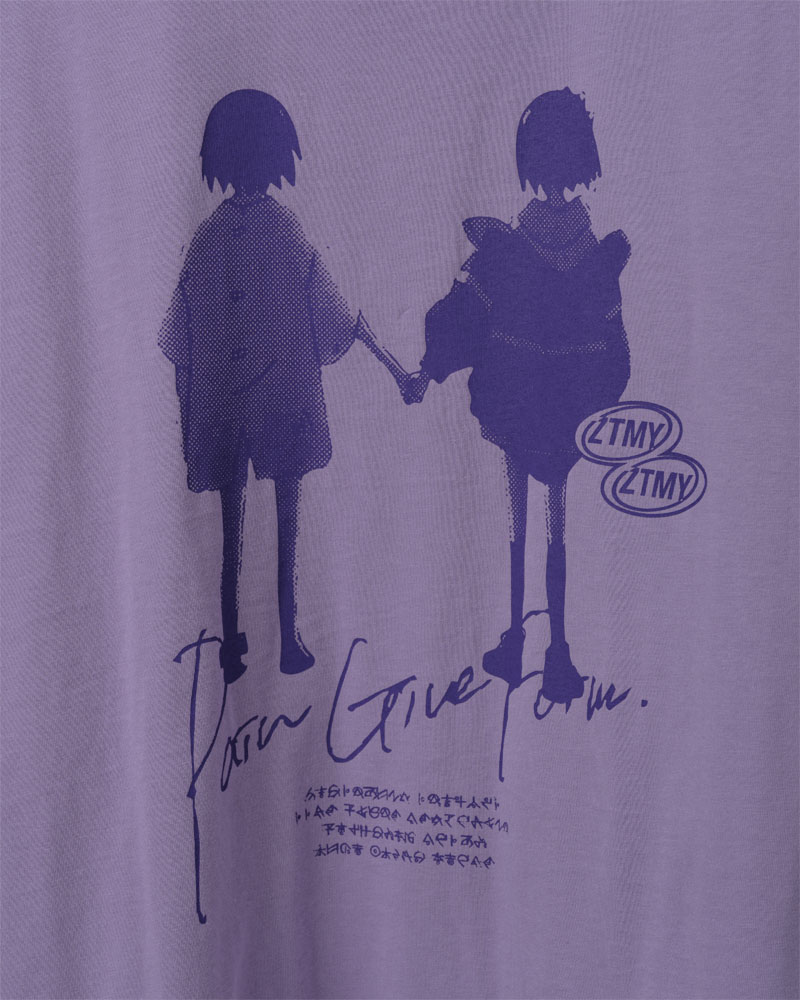 Pain Give Form Tee (Lavender Purple) - ZUTOMAYO MART