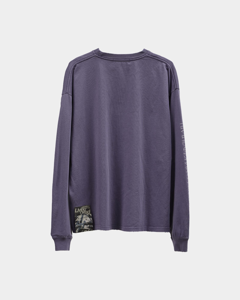 ZUTOMAYO CARD4 Long Tee A (Vintage Purple) - ZUTOMAYO MART