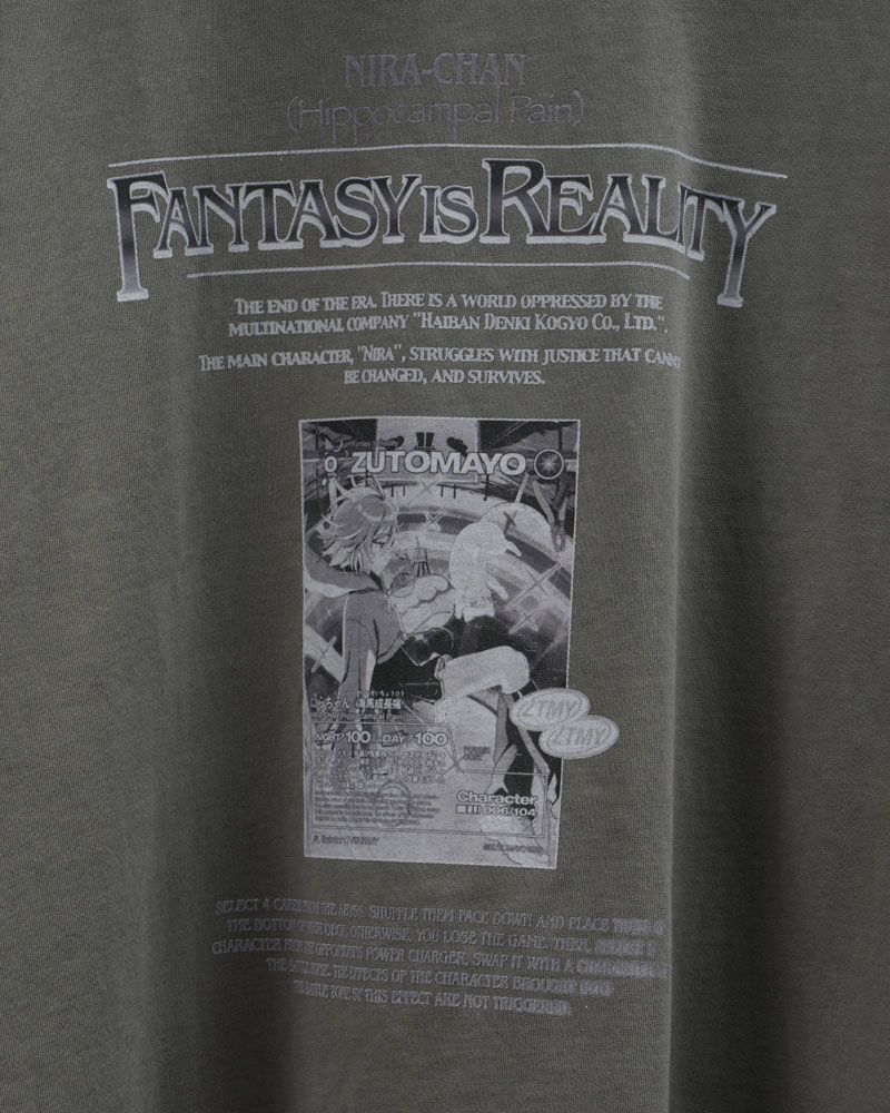 ZUTOMAYO CARD4 Long Tee A (Vintage Gray) - ZUTOMAYO MART