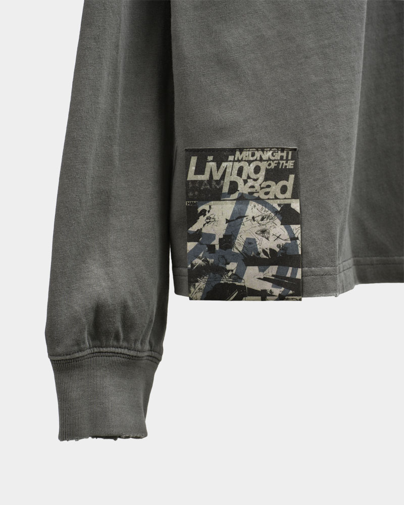 ZUTOMAYO CARD4 Long Tee A (Vintage Gray) - ZUTOMAYO MART