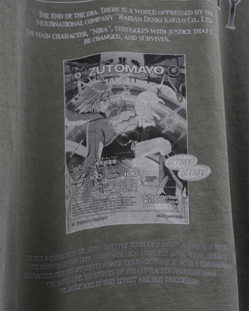ZUTOMAYO CARD4 Long Tee A (Vintage Gray) - ZUTOMAYO MART