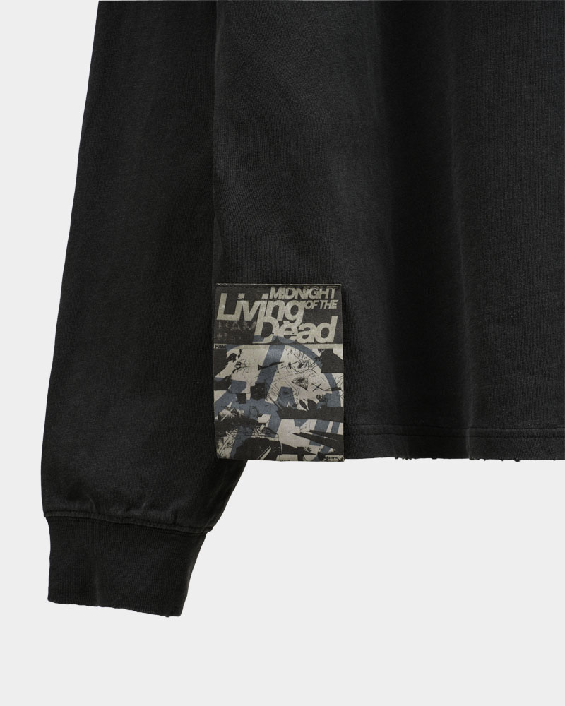 ZUTOMAYO CARD4 Long Tee B (Vintage Black) - ZUTOMAYO MART