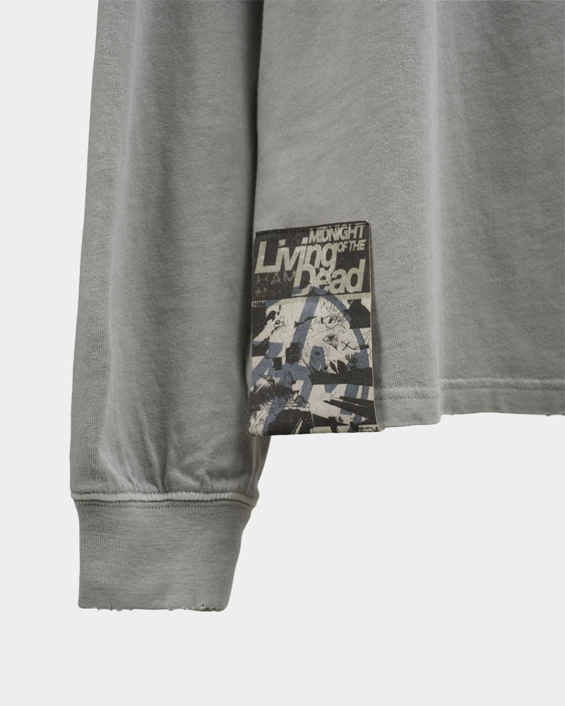 ZUTOMAYO CARD4 Long Tee B (Vintage Gray) - ZUTOMAYO MART