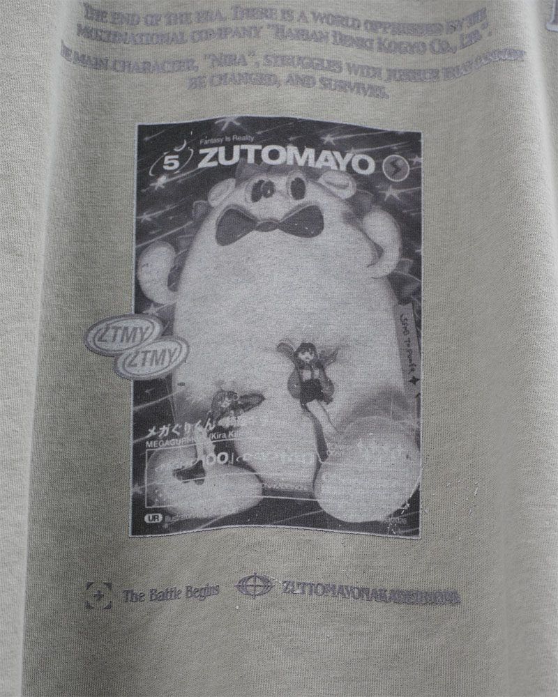 ZUTOMAYO CARD4 Long Tee B (Vintage Gray) - ZUTOMAYO MART