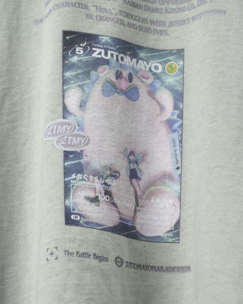 ZUTOMAYO CARD4 Long Tee B (Vintage Green) - ZUTOMAYO MART