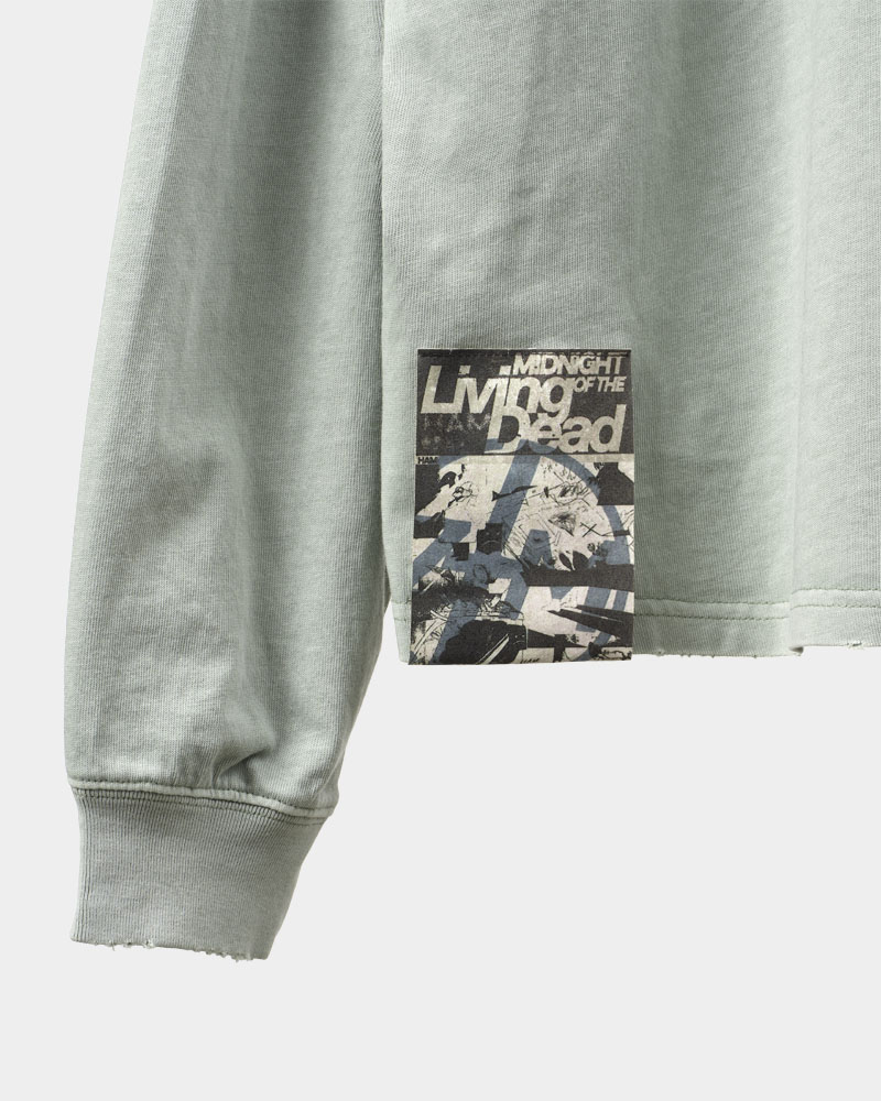 ZUTOMAYO CARD4 Long Tee B (Vintage Green) - ZUTOMAYO MART