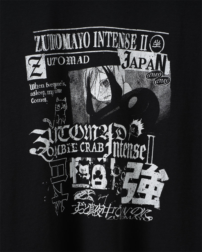 ZUTOMAYO INTENSE II Tour Tee (Vintage Black) - ZUTOMAYO MART