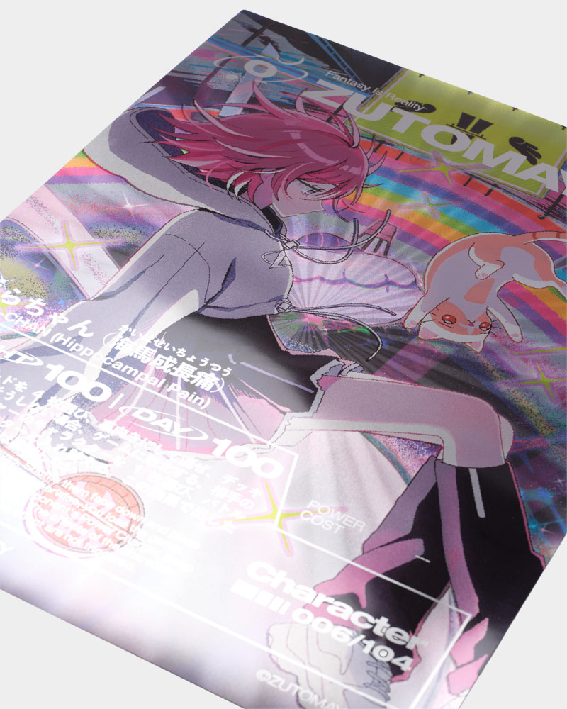 さも ZTMY CARD4 Metallic Poster - ZUTOMAYO MART