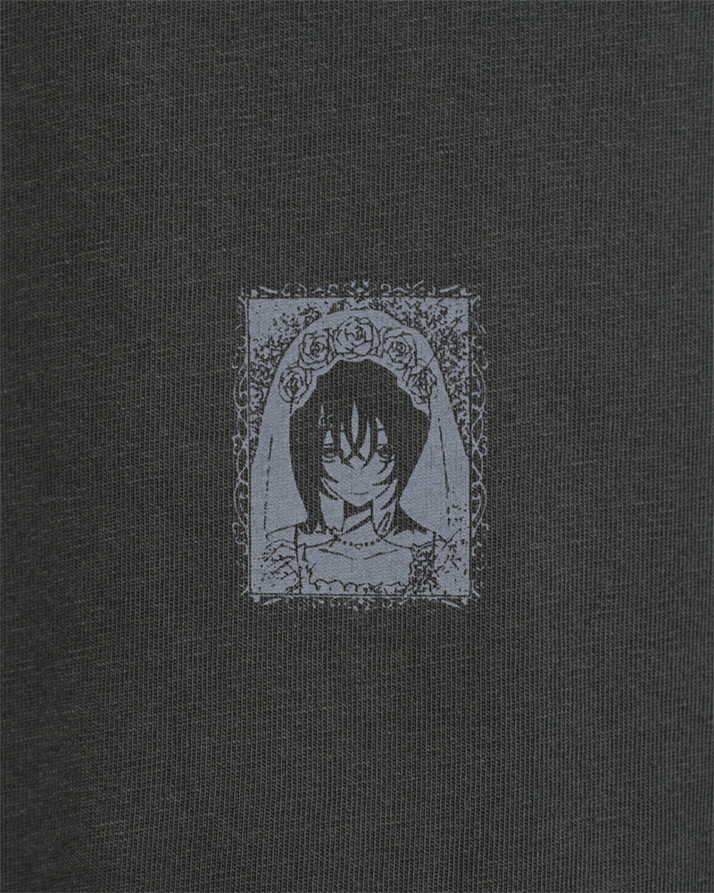 みどちゃん Medianoche Tee A (Vintage Black) - ZUTOMAYO MART