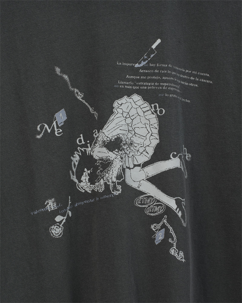 Medianoche Tee A (Vintage Black) - ZUTOMAYO MART