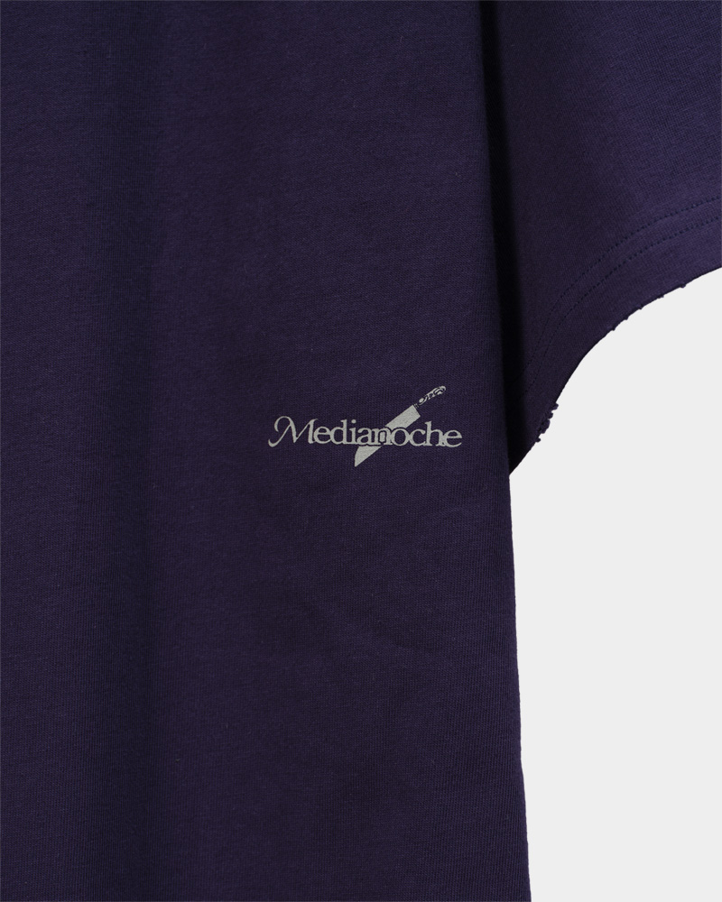 みぅ Medianoche Tee B (Dark Navy) - ZUTOMAYO MART