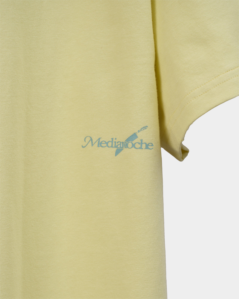 Medianoche Tee B (Vintage Yellow) - ZUTOMAYO MART