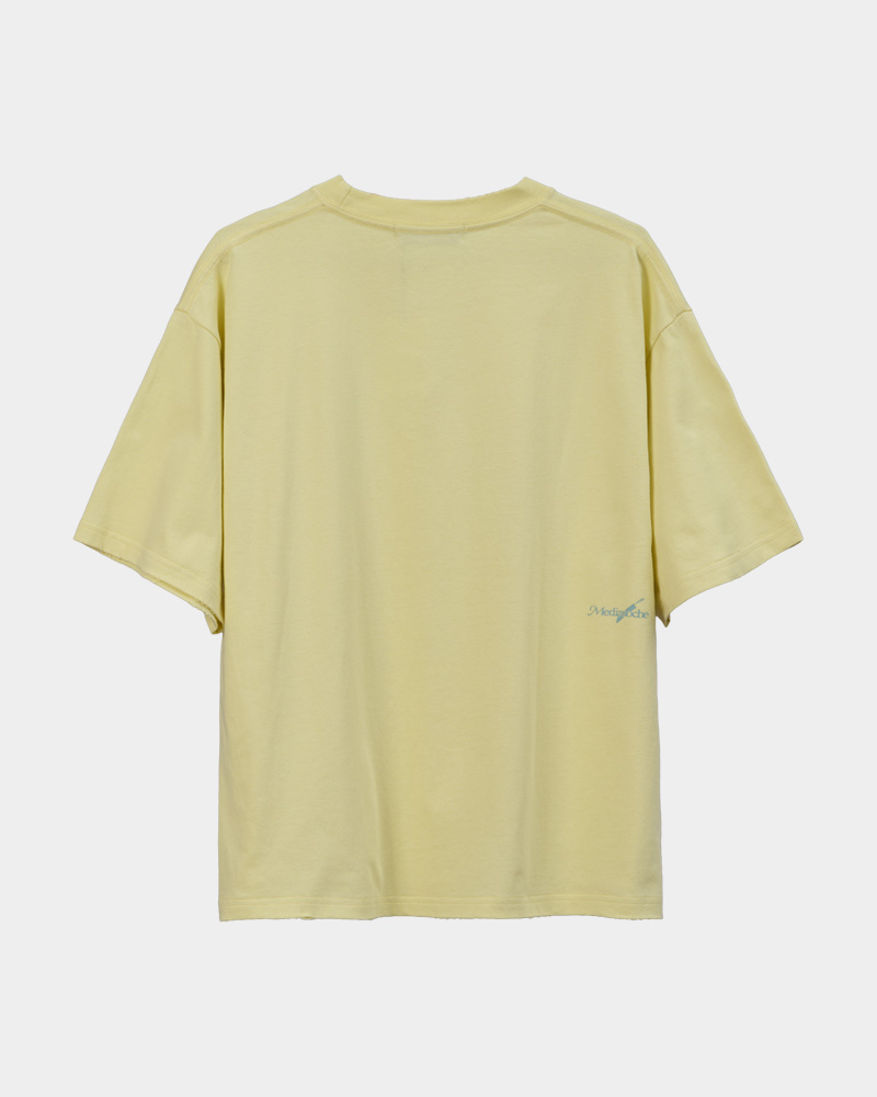 Medianoche Tee B (Vintage Yellow) - ZUTOMAYO MART