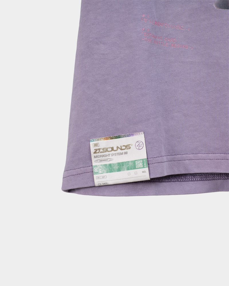 YoruNira Baby Tee (Vintage Purple) - ZUTOMAYO MART