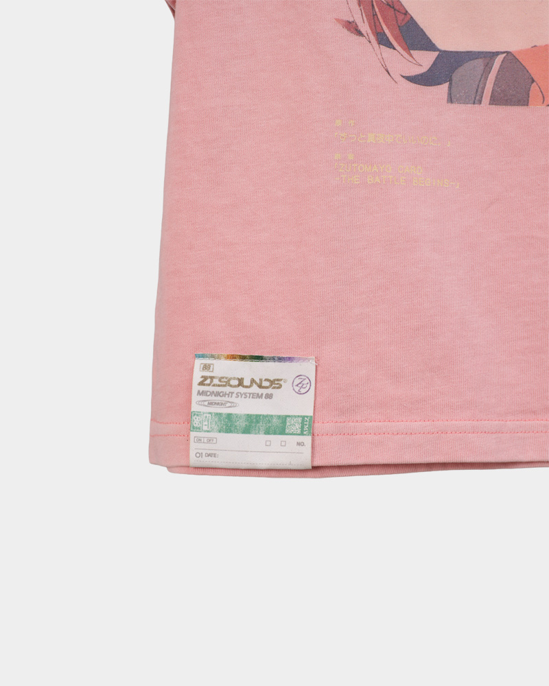 HiruNira Baby Tee (Vintage Pink) - ZUTOMAYO MART