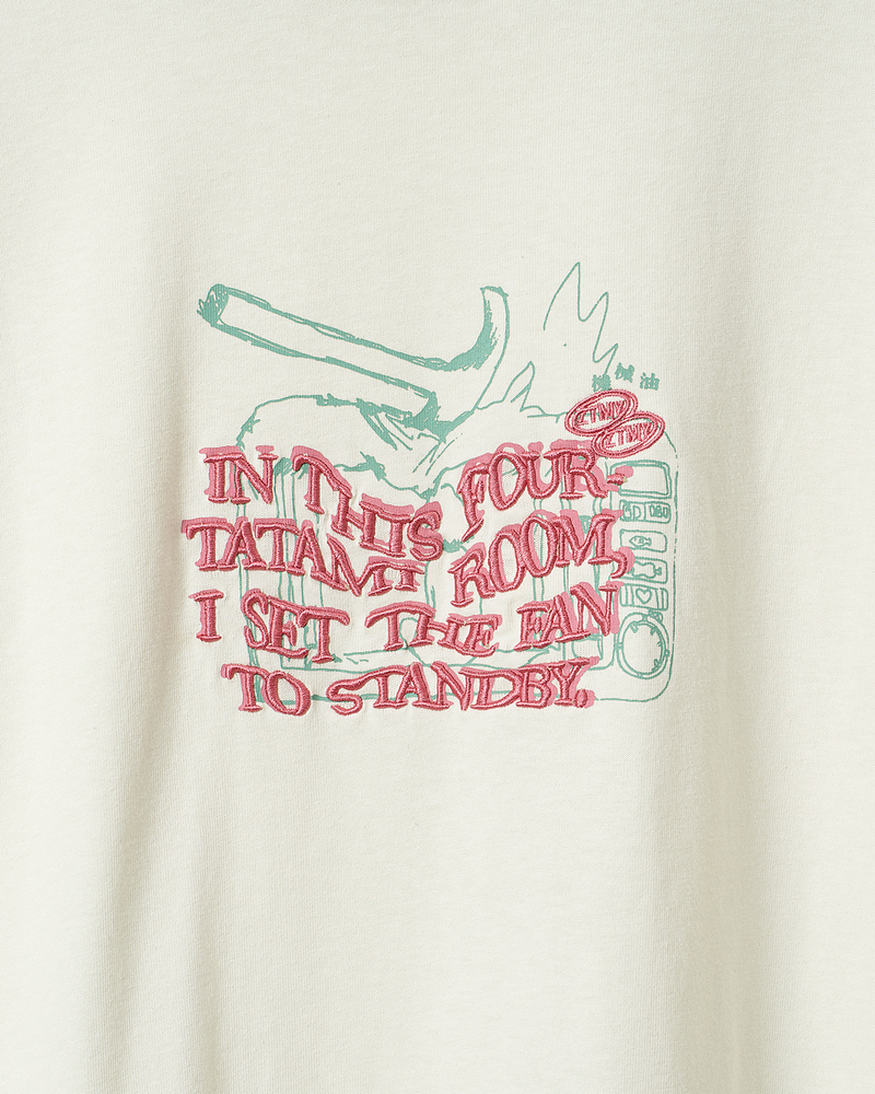 Microwave Tee (Cream White) - ZUTOMAYO MART