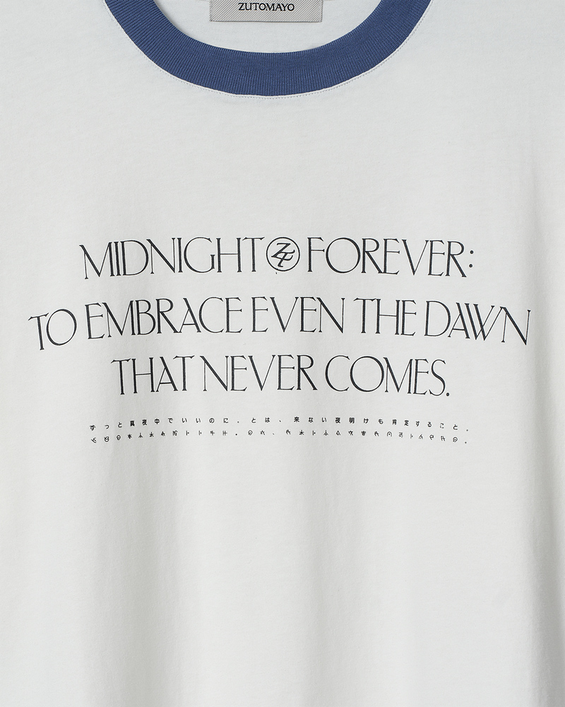Midnight Forever Tee (White) - ZUTOMAYO MART
