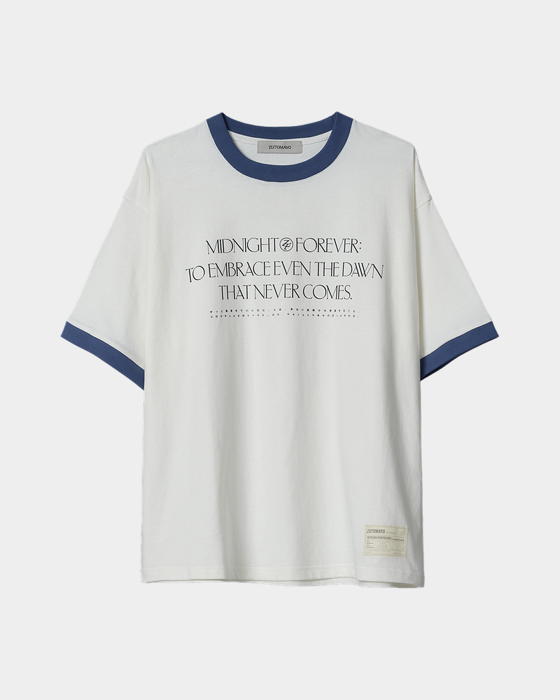 Midnight Forever Tee (White) - ZUTOMAYO MART