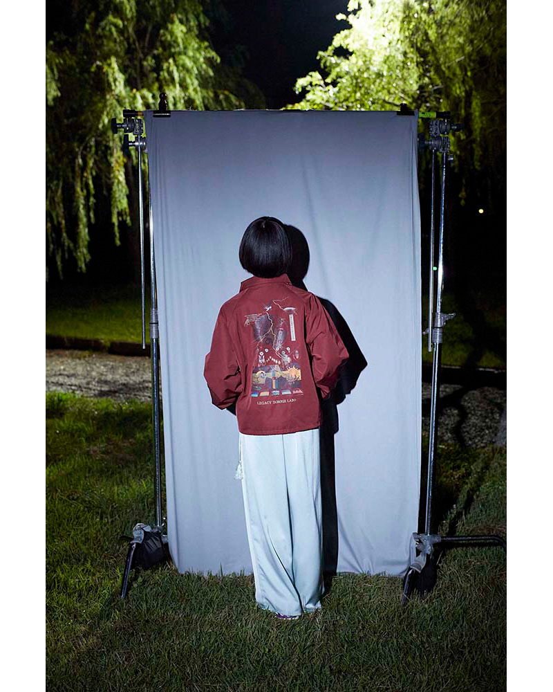 LEGACY ZOMBIE LABO Coach Jacket (Burgundy) - ZUTOMAYO MART