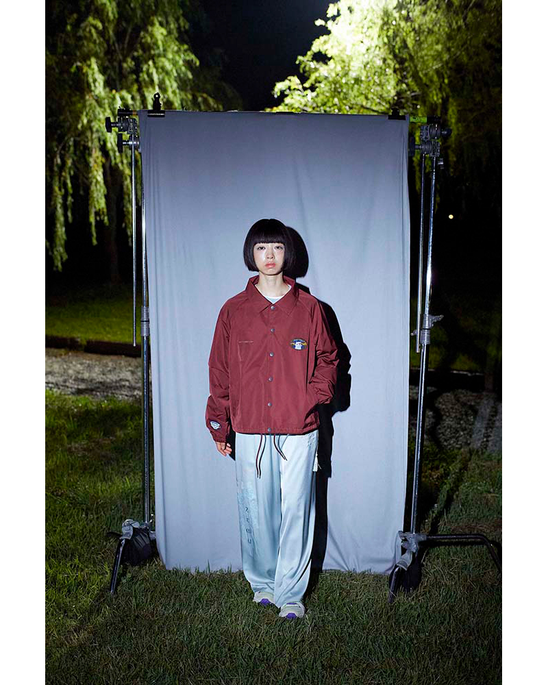 LEGACY ZOMBIE LABO Coach Jacket (Burgundy) - ZUTOMAYO MART