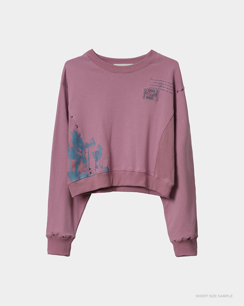 LEGACY ZOMBIE LABO Sweatshirt (Pink Purple) - ZUTOMAYO MART