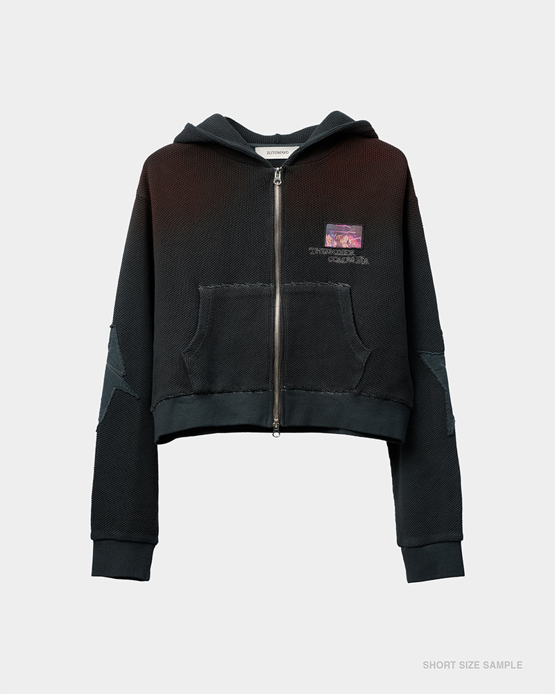 JUN様 THUNDER CONPAÑA Full-zip Hoodie (Nerd Cyan) - ZUTOMAYO MART
