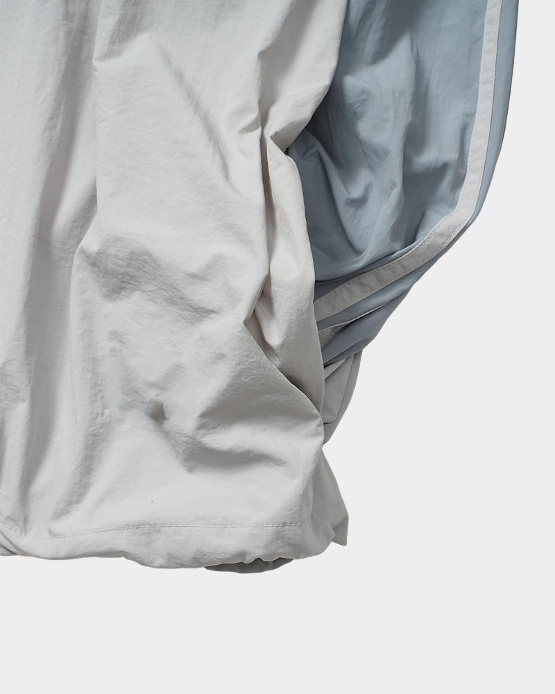CULTURAL REVIVAL Pullover Nylon Shirt (Blue Gray) - ZUTOMAYO MART