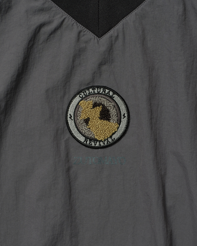CULTURAL REVIVAL Pullover Nylon Shirt (Charcoal) - ZUTOMAYO MART