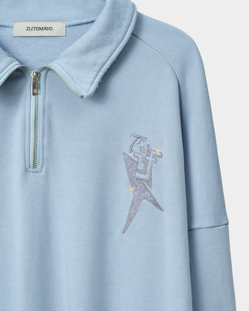 水色ドットの服 if710 