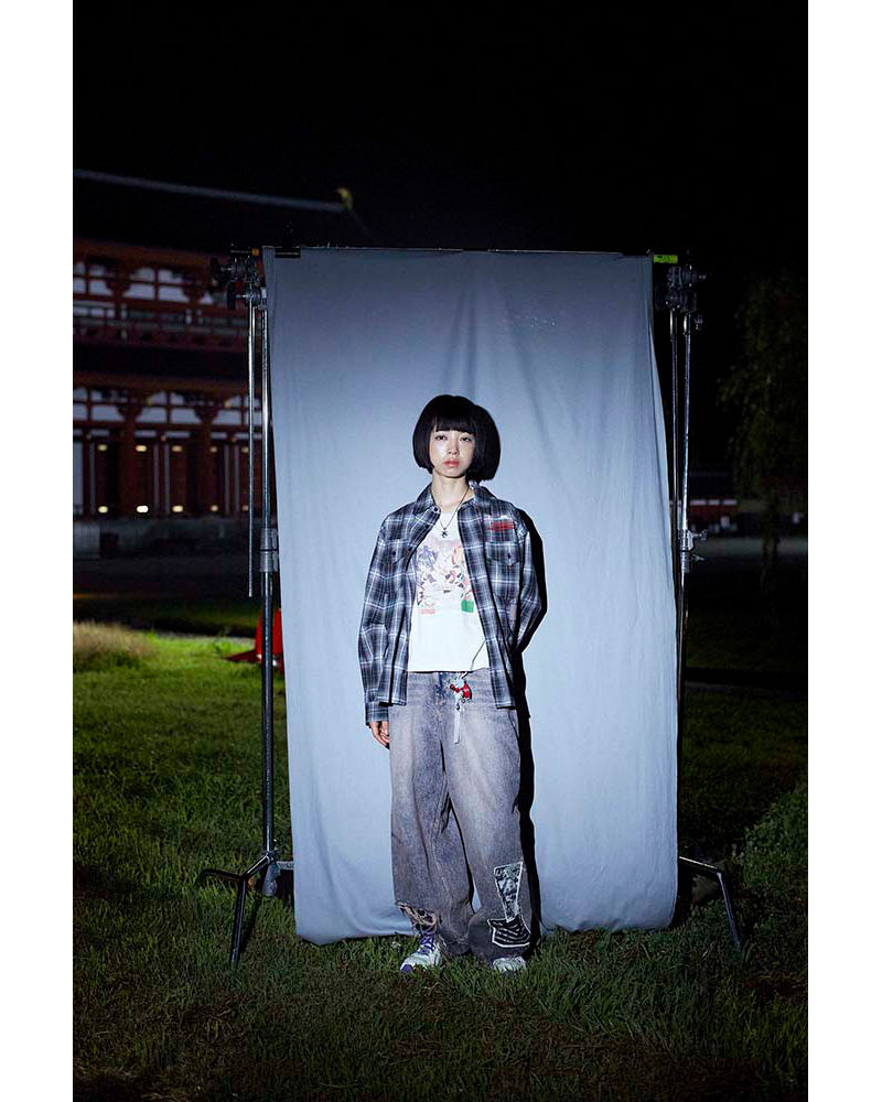 Medianoche Plaid Shirt (Black) - ZUTOMAYO MART