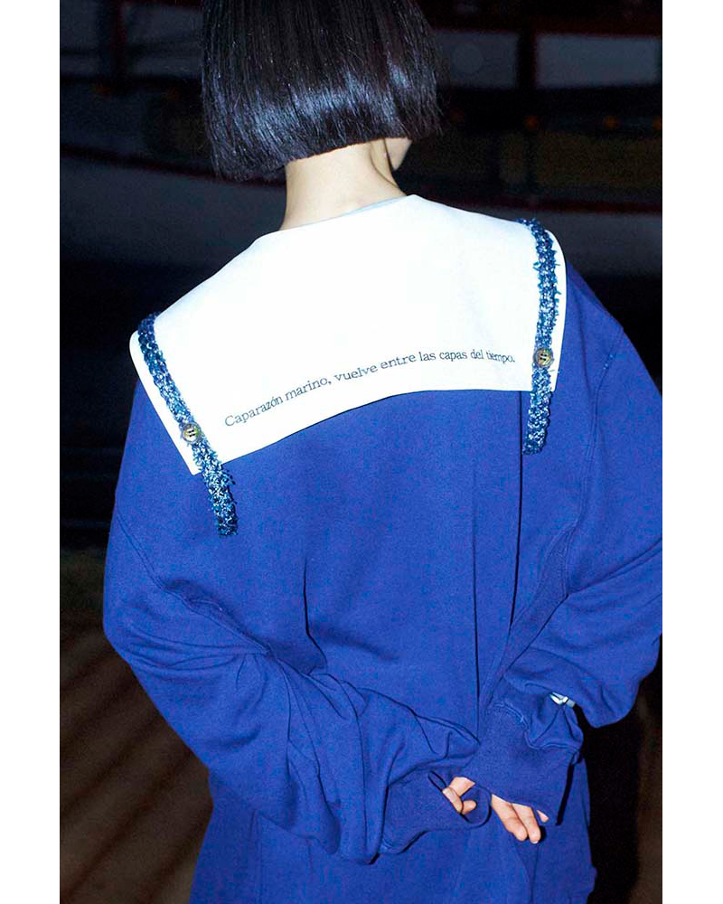 ZTMY Sailor Collar (Navy) - ZUTOMAYO MART