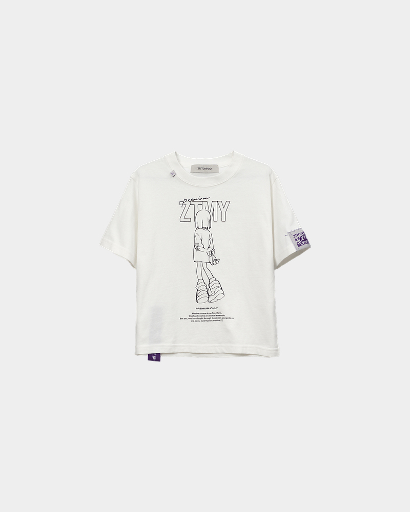 5TH YEAR MEMBER' ZTMY NIRA Tee (White) - ZUTOMAYO MART